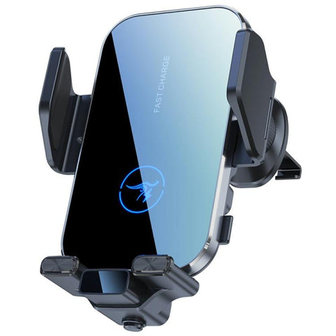 X14s 15W Wireless Car Charger 360 Degree Rotating Auto-Clamping Vent Mount Phone Holder, X14s (Silver), X14s (Tarnish)