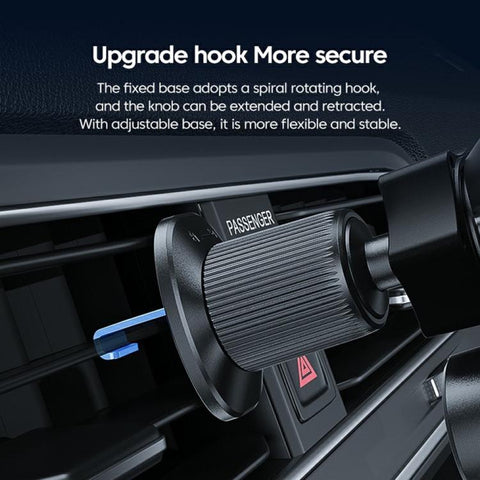 X14s 15W Wireless Car Charger 360 Degree Rotating Auto-Clamping Vent Mount Phone Holder, X14s (Silver), X14s (Tarnish)
