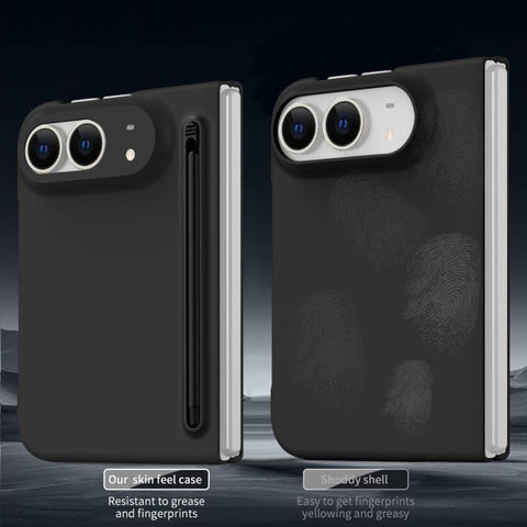 Skinfeel Shockproof Phone Case, No Pen, For iPhone Duo