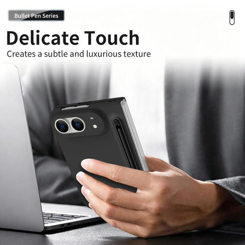 Skinfeel Shockproof Phone Case, No Pen, For iPhone Duo
