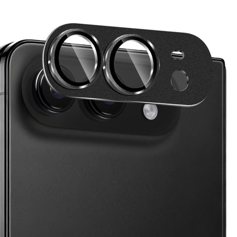 ENKAY Anti-reflection Camera Lens Frosted Armor Aluminium Alloy Tempered Glass Film, For iPhone Duo