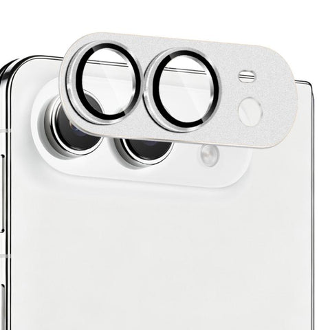 ENKAY Anti-reflection Camera Lens Frosted Armor Aluminium Alloy Tempered Glass Film, For iPhone Duo
