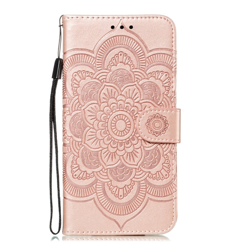 Mandala Embossing Pattern Horizontal Flip Leather Case for iPhone XIR（2019）, with Holder & Card Slots & Wallet & Photo Frame & Lanyard, For iPhone 11