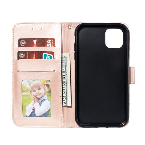 Mandala Embossing Pattern Horizontal Flip Leather Case for iPhone XIR（2019）, with Holder & Card Slots & Wallet & Photo Frame & Lanyard, For iPhone 11