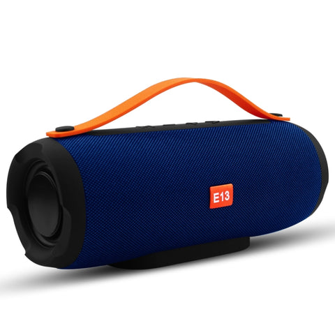 E13 Mini Portable Wireless Bluetooth Speaker Stereo Speakerphone Radio Music Subwoofer Column Speakers with TF FM, RED, BLUE, BLACK