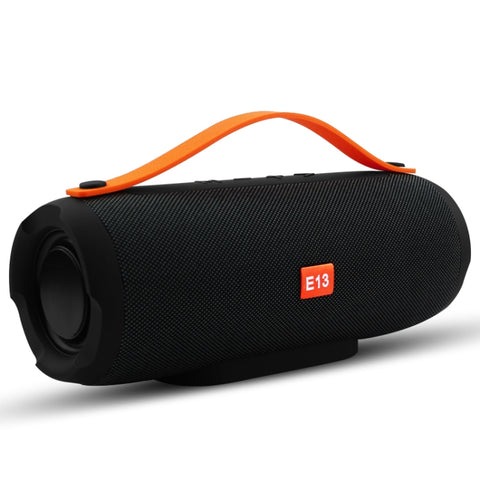 E13 Mini Portable Wireless Bluetooth Speaker Stereo Speakerphone Radio Music Subwoofer Column Speakers with TF FM, RED, BLUE, BLACK