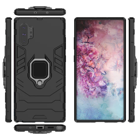 PC + TPU Shockproof Protective Case with Magnetic Ring Holder for Samsung Galaxy Note10Pro, For Galaxy Note10 Pro