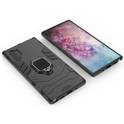 PC + TPU Shockproof Protective Case with Magnetic Ring Holder for Samsung Galaxy Note10Pro, For Galaxy Note10 Pro