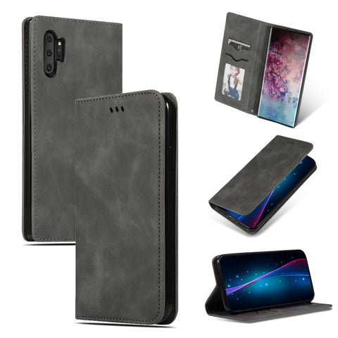 Retro Skin Feel Business Magnetic Horizontal Flip Leather Case for Galaxy Note 10 Pro, For Galaxy Note 10 Pro
