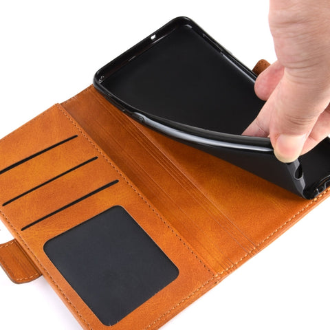 Wallet Stand Leather Cell Phone Case for Galaxy A10，with Wallet & Holder & Card Slots