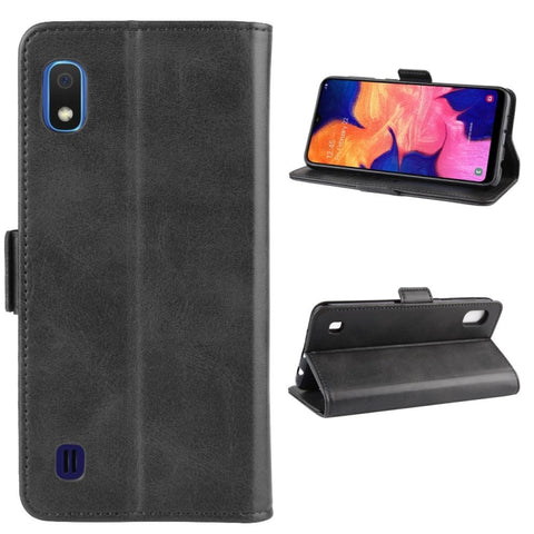 Wallet Stand Leather Cell Phone Case for Galaxy A10，with Wallet & Holder & Card Slots