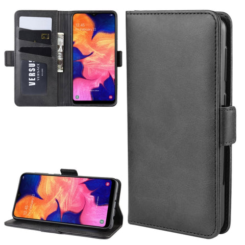 Wallet Stand Leather Cell Phone Case for Galaxy A10，with Wallet & Holder & Card Slots