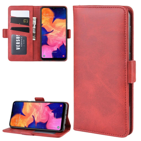 Wallet Stand Leather Cell Phone Case for Galaxy A10，with Wallet & Holder & Card Slots