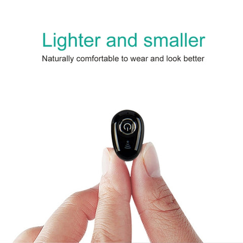 S650 Second Generation Charging Base Mini Bluetooth Earphone Wireless Earbuds Business Invisible Handsfree In-Ear Earphones with Mic