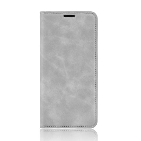 Retro-skin Business Magnetic Suction Leather Case with Purse-Bracket-Chuck For Galaxy A50, For Galaxy A50