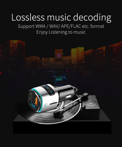 BC41 Multi-Functional MP3 Player, Bluetooth Receiver, USB Charger, Automobile Cigarette Lighter, BC41