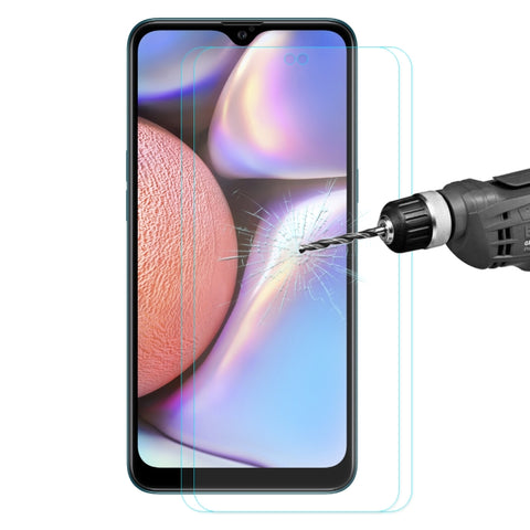2 PCS ENKAY Hat-prince 0.26mm 9H 2.5D Curved Edge Tempered Glass Film for, Galaxy A10s, Xiaomi Redmi Note 8 Pro, Xiaomi Redmi Note 8