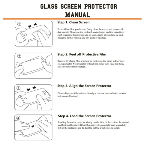 10 PCS ENKAY Hat-prince 0.26mm 9H 2.5D Curved Edge Tempered Glass Film for, For Galaxy A10s, For Redmi Note 8 Pro, For Redmi Note 8