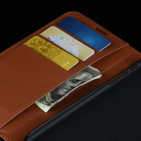 For Galaxy A10s  Litchi Texture Horizontal Flip Leather Case , with Wallet & Holder & Card Slots, For Galaxy A10s