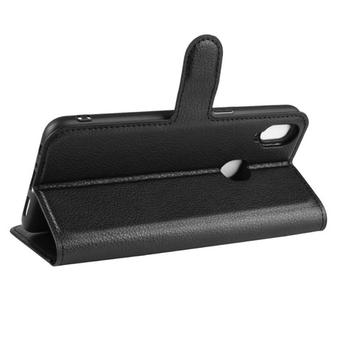 For Galaxy A10s  Litchi Texture Horizontal Flip Leather Case , with Wallet & Holder & Card Slots, For Galaxy A10s