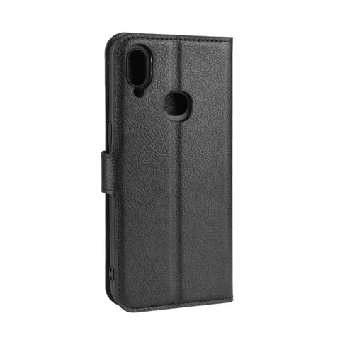 For Galaxy A10s  Litchi Texture Horizontal Flip Leather Case , with Wallet & Holder & Card Slots, For Galaxy A10s
