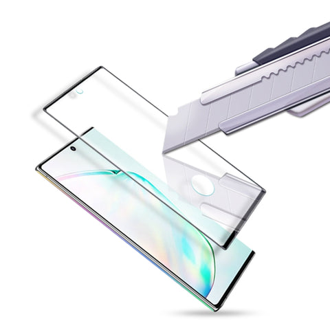 mocolo 0.33mm 9H 3D Curved Full Screen Tempered Glass Film, Support fingerprint unlock, For Galaxy Note 10, For Galaxy Note 10+