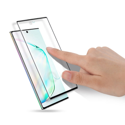 mocolo 0.33mm 9H 3D Curved Full Screen Tempered Glass Film, Support fingerprint unlock, For Galaxy Note 10, For Galaxy Note 10+
