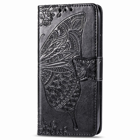 For Galaxy A20S  Butterfly Love Flower Embossed Horizontal Flip Leather Case with Bracket / Card Slot / Wallet / Lanyard, For Galaxy A20S