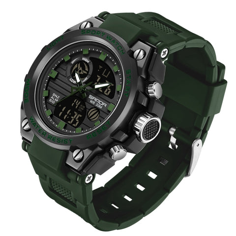 SANDA739  Watch Plate Chao Male Watch Male Student Fashion Trend Multi Functional Digital Waterproof Electronic Meter