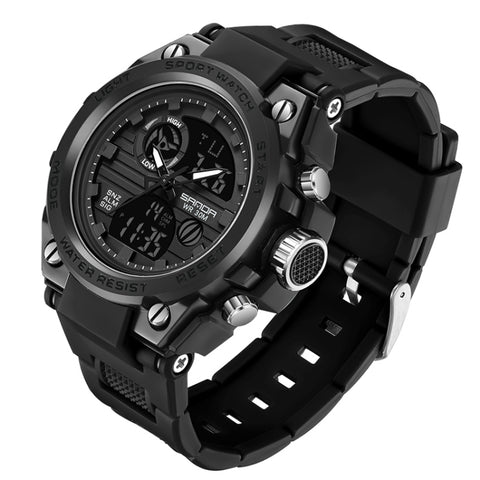 SANDA739  Watch Plate Chao Male Watch Male Student Fashion Trend Multi Functional Digital Waterproof Electronic Meter