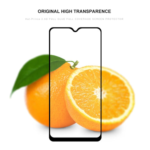 2 PCS ENKAY Hat-prince Full Glue 0.26mm 9H 2.5D Tempered Glass Full Coverage Film, For Galaxy A20s, For Moto G8 Plus