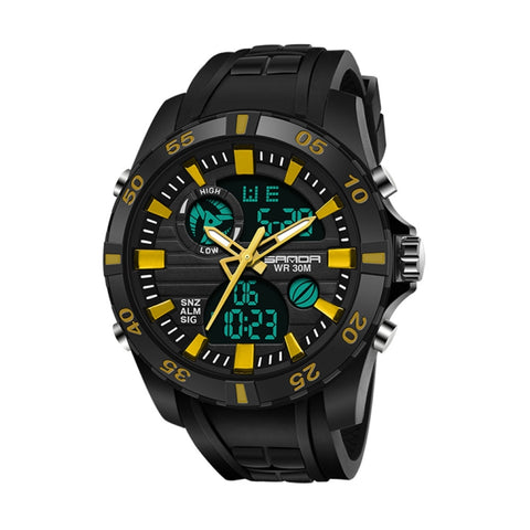 SANDA 791 Watch Genuine Fashion Sports Multifunction Electronic Watch Popular Men luminous Wrist Watch