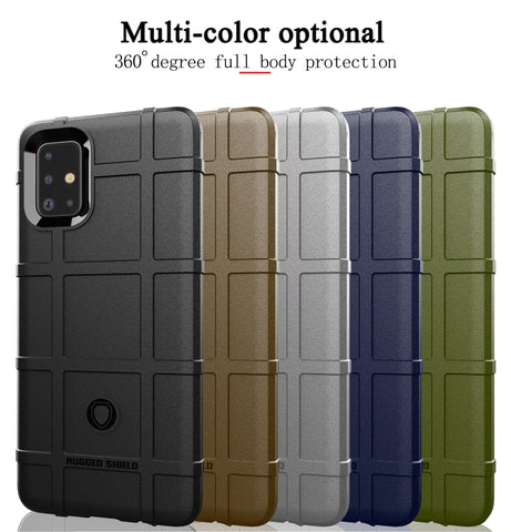 For Galaxy A71  Full Coverage Shockproof TPU Case, For Galaxy A71