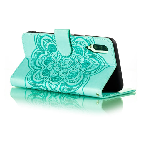 For Galaxy A70s  Mandala Embossing Pattern Horizontal Flip Leather Case with Holder & Card Slots & Wallet & Photo Frame & Lanyard, For Galaxy A70s