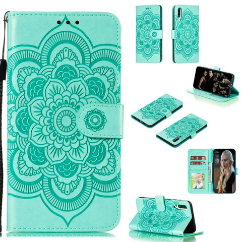 For Galaxy A70s  Mandala Embossing Pattern Horizontal Flip Leather Case with Holder & Card Slots & Wallet & Photo Frame & Lanyard, For Galaxy A70s