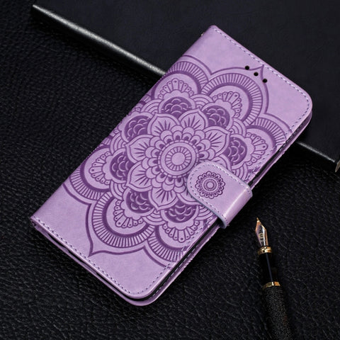 For Galaxy A70s  Mandala Embossing Pattern Horizontal Flip Leather Case with Holder & Card Slots & Wallet & Photo Frame & Lanyard, For Galaxy A70s