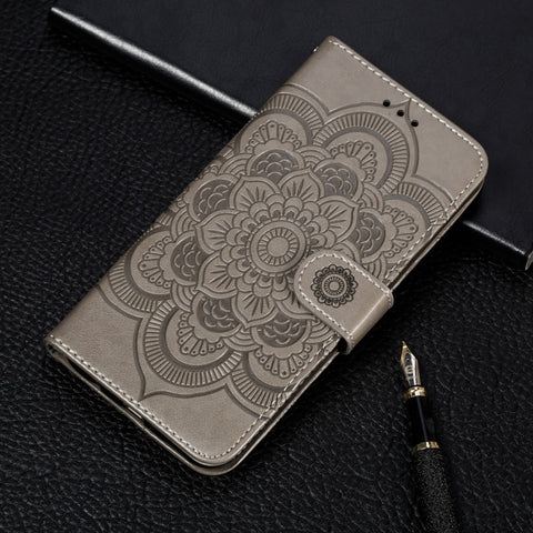 For Galaxy A70s  Mandala Embossing Pattern Horizontal Flip Leather Case with Holder & Card Slots & Wallet & Photo Frame & Lanyard, For Galaxy A70s