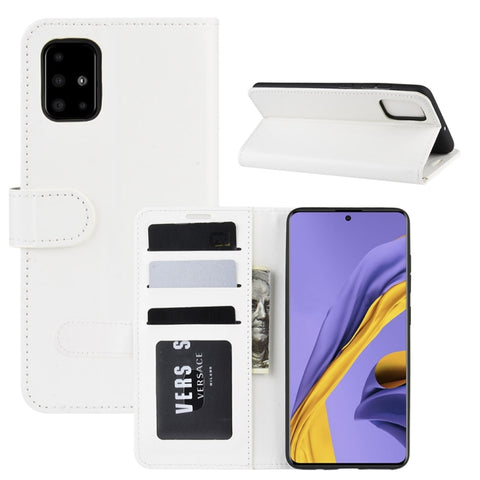 For Galaxy A51 R64 Texture Single Horizontal Flip Protective Case with Holder & Card Slots & Wallet& Photo Frame, For Samsung Galaxy A51 (4G)