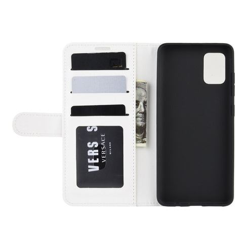 For Galaxy A51 R64 Texture Single Horizontal Flip Protective Case with Holder & Card Slots & Wallet& Photo Frame, For Samsung Galaxy A51 (4G)