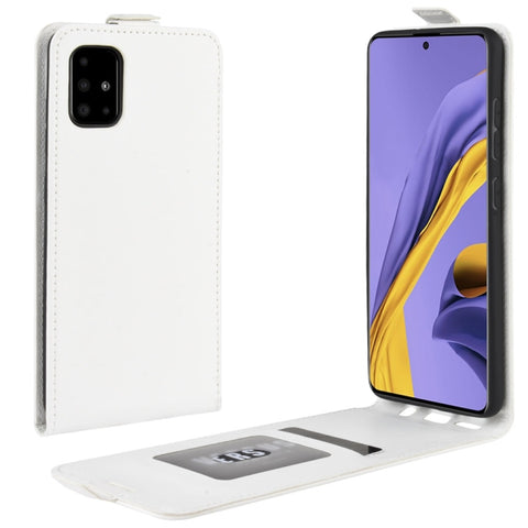 For Galaxy A51 R64 Texture Single Vertical Flip Leather Protective Case with Card Slots & Photo Frame, For Galaxy A51 (4G)