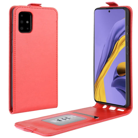 For Galaxy A51 R64 Texture Single Vertical Flip Leather Protective Case with Card Slots & Photo Frame, For Galaxy A51 (4G)