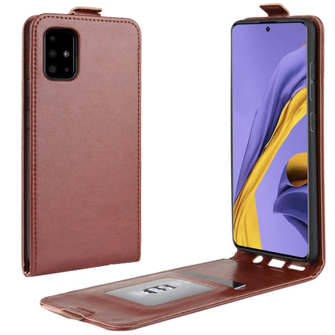 For Galaxy A51 R64 Texture Single Vertical Flip Leather Protective Case with Card Slots & Photo Frame, For Galaxy A51 (4G)