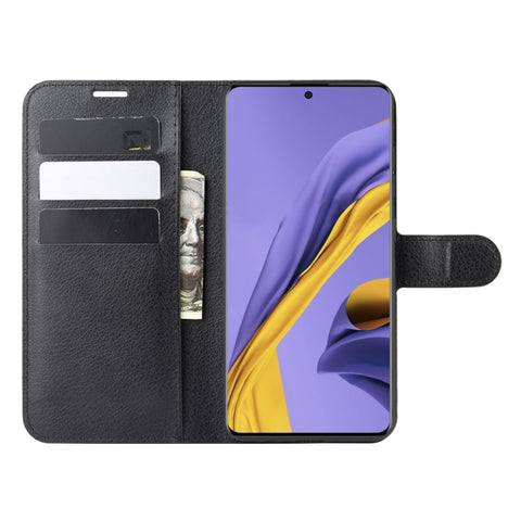 For Galaxy A51 Litchi Texture Horizontal Flip Protective Case with Holder & Card Slots & Wallet, For Galaxy A51 (4G)
