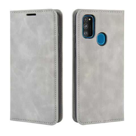 For Galaxy M30s Retro-skin Business Magnetic Suction Leather Case with Holder & Card Slots & Wallet, For Galaxy M30s