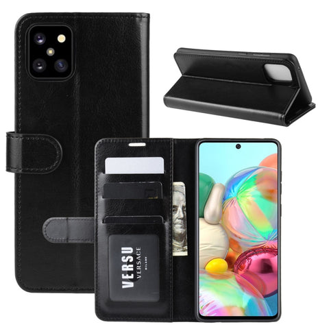 For Galaxy A81 / M60S / Note 10 Lite  R64 Texture Single Horizontal Flip Protective Case with Holder & Card Slots & Wallet& Photo Frame, For Galaxy A81 / M60S / Note 10 Lite