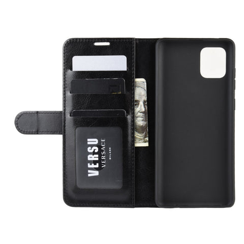 For Galaxy A81 / M60S / Note 10 Lite  R64 Texture Single Horizontal Flip Protective Case with Holder & Card Slots & Wallet& Photo Frame, For Galaxy A81 / M60S / Note 10 Lite