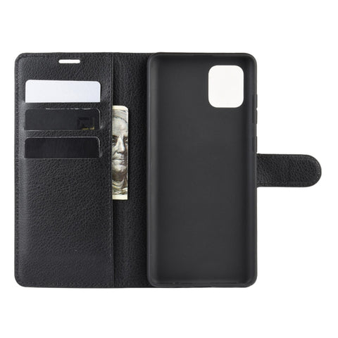 For Galaxy A81 / M60S / Note 10 Lite Litchi Texture Horizontal Flip Protective Case with Holder & Card Slots & Wallet, For Galaxy A81