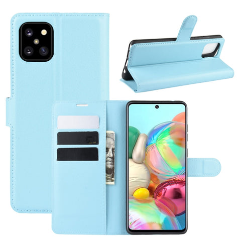 For Galaxy A81 / M60S / Note 10 Lite Litchi Texture Horizontal Flip Protective Case with Holder & Card Slots & Wallet, For Galaxy A81