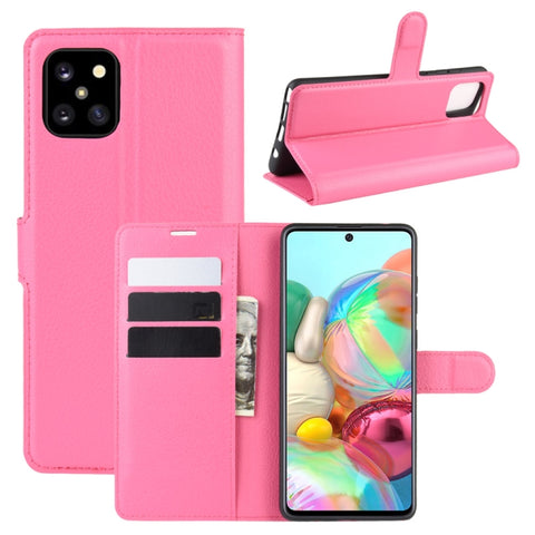 For Galaxy A81 / M60S / Note 10 Lite Litchi Texture Horizontal Flip Protective Case with Holder & Card Slots & Wallet, For Galaxy A81