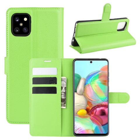 For Galaxy A81 / M60S / Note 10 Lite Litchi Texture Horizontal Flip Protective Case with Holder & Card Slots & Wallet, For Galaxy A81